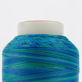 Thread - Lint-Free Cotton - Silco™ 35Wt - SCM16 - Blues/Greens - 700m/766yd