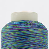 Thread - Lint-Free Cotton - Silco™ 35Wt - SCM17 - Purple/Blue/Green - 700m/766yd