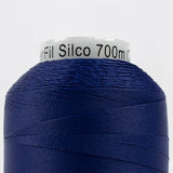 Thread - Lint-Free Cotton - Silco™ 35Wt - SC25 - Dark Blue - 700m/766yd
