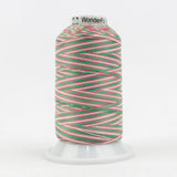 Thread - Lint-Free Cotton - Silco™ 35Wt - SCM04 - Teal/Yellow/Pinks - 700m/766yd