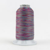 Thread - Lint-Free Cotton - Silco™ 35Wt - SCM09 - Red/Teal/Purple - 700m/766yd