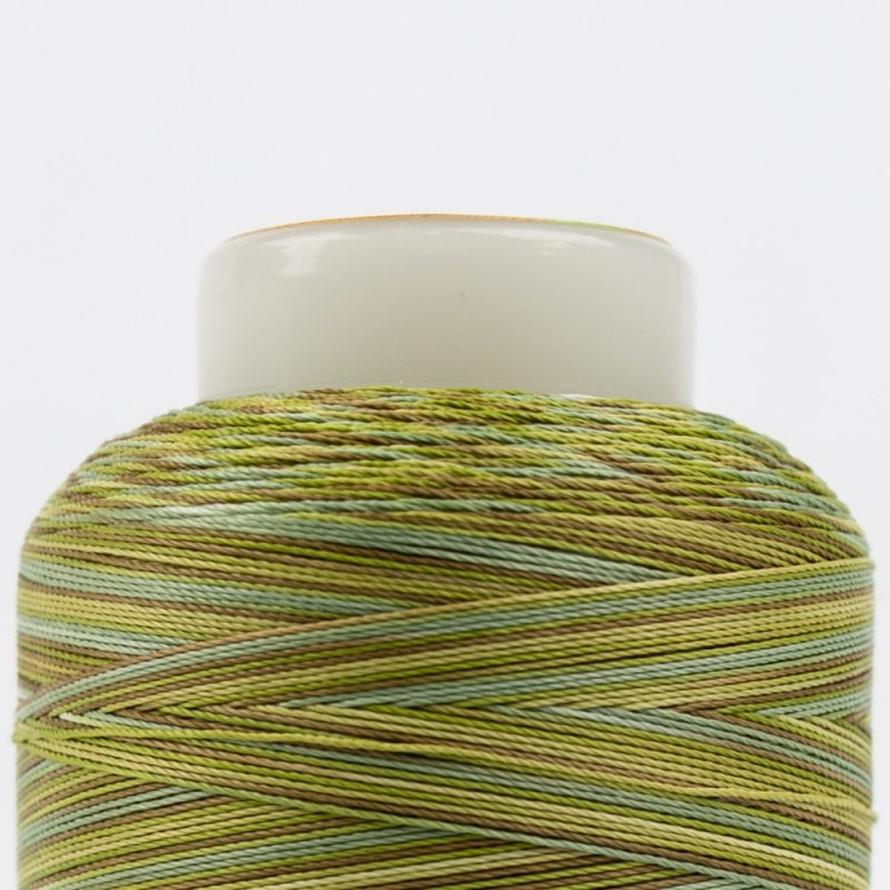 Thread - Lint-Free Cotton - Silco™ 35Wt - SCM15 - Brown/Green - 700m/766yd