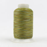 Thread - Lint-Free Cotton - Silco™ 35Wt - SCM15 - Brown/Green - 700m/766yd