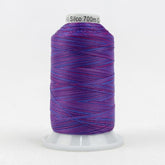 Thread - Lint-Free Cotton - Silco™ 35Wt - SCM19 - Purple/Blue/Red - 700m/766yd