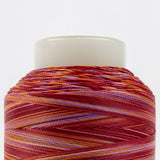Thread - Lint-Free Cotton - Silco™ 35Wt - SCM30 - Purple/Orange/Red - 700m/766yd