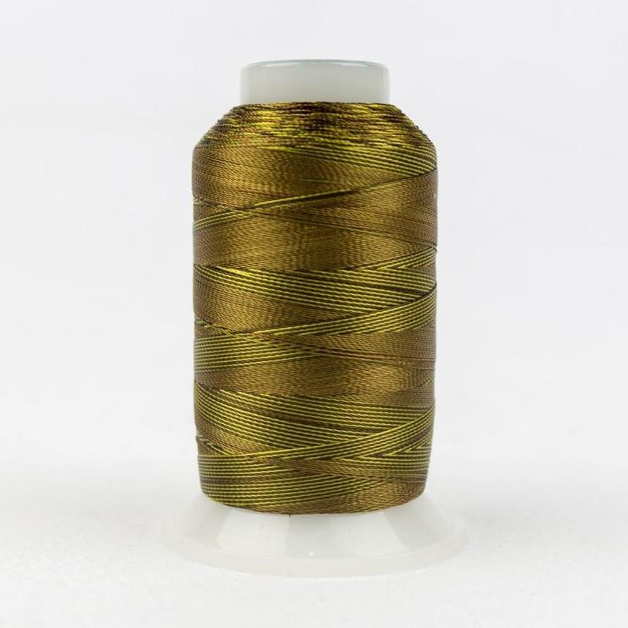 Threads - Dyed Rayon - Mirage 30Wt - MR06 - Yellow Green Brown - 800m/875yd