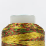 Threads - Dyed Rayon - Mirage 30Wt - MR27 - Green Honey Red - 800m/875yd