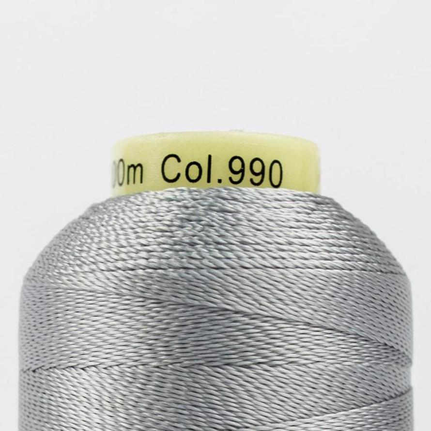 Threads - Rayon - Accent 12Wt - AC990 - Light Grey - 400m/437yd