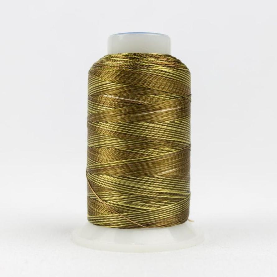 Threads - Rayon - Accent 12Wt - ACM06 - Yellow Green Brown - 400m/437yd