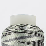 Threads - Rayon - Accent 12Wt - ACM28 - Black Greys - 400m/437yd