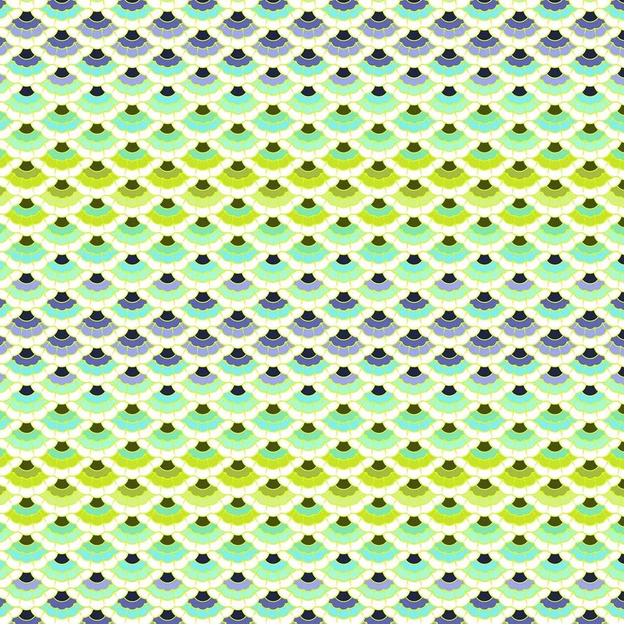 Tula Pink – Floral Reef – Aquatic Lace – Marine (PWTP269) (Preorder April/May 2026)