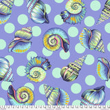 Tula Pink -Floral Reef - Big Shelly in Marine - 108" Wideback Fabric (Preorder April/May 2026)