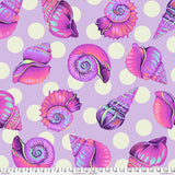 Tula Pink -Floral Reef - Big Shelly in Ultraviolet - 108" Wideback Fabric -(Preorder April/May 2026)