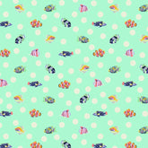 Tula Pink – Floral Reef –School Crossing – Seafoam (PWTP268) (Preorder April/May 2026)