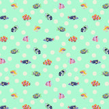 Tula Pink Floral Reef – School Crossing – Seafoam (PWTP268)