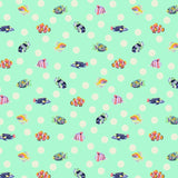 Tula Pink – Floral Reef –School Crossing – Seafoam (PWTP268) (Preorder April/May 2026)