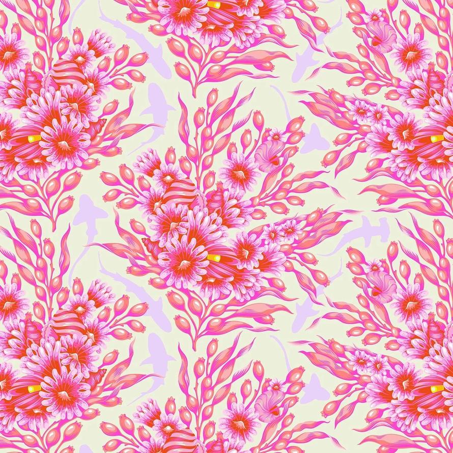Tula Pink – Floral Reef – Shadow Sharks – Delphine (PWTP267) (Preorder April/May 2026)