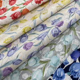Tulip Cotton Print, 115gsm, Sevenberry, 850479/D#1/4, Japan 108cms