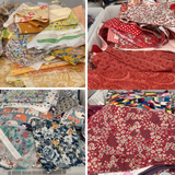 100% Cotton Fabric End of Bolts | Scraps |Remnants $10 per $100 grams