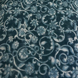 Wide Back Teal Swirl Print 108" Wide WBVT001