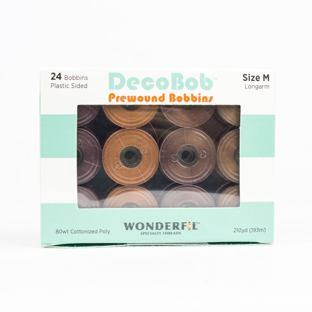 WonderFil DecoBob Prewound Bobbins Assorted Pack – Size M –