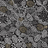 Bush Tucker Black 100% Cotton Fabric WOF 110cm- 112cm