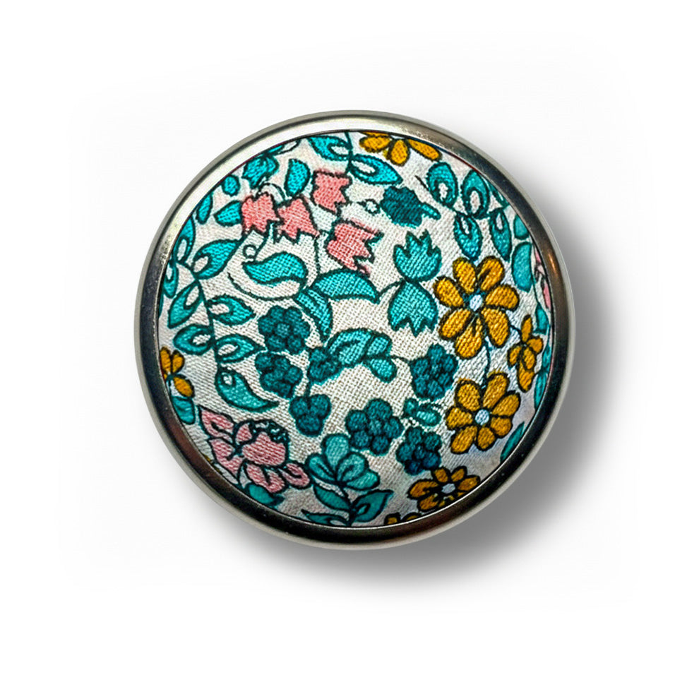 Tana Lawn Liberty Pin Cushion and Coloured Pin Gift Set