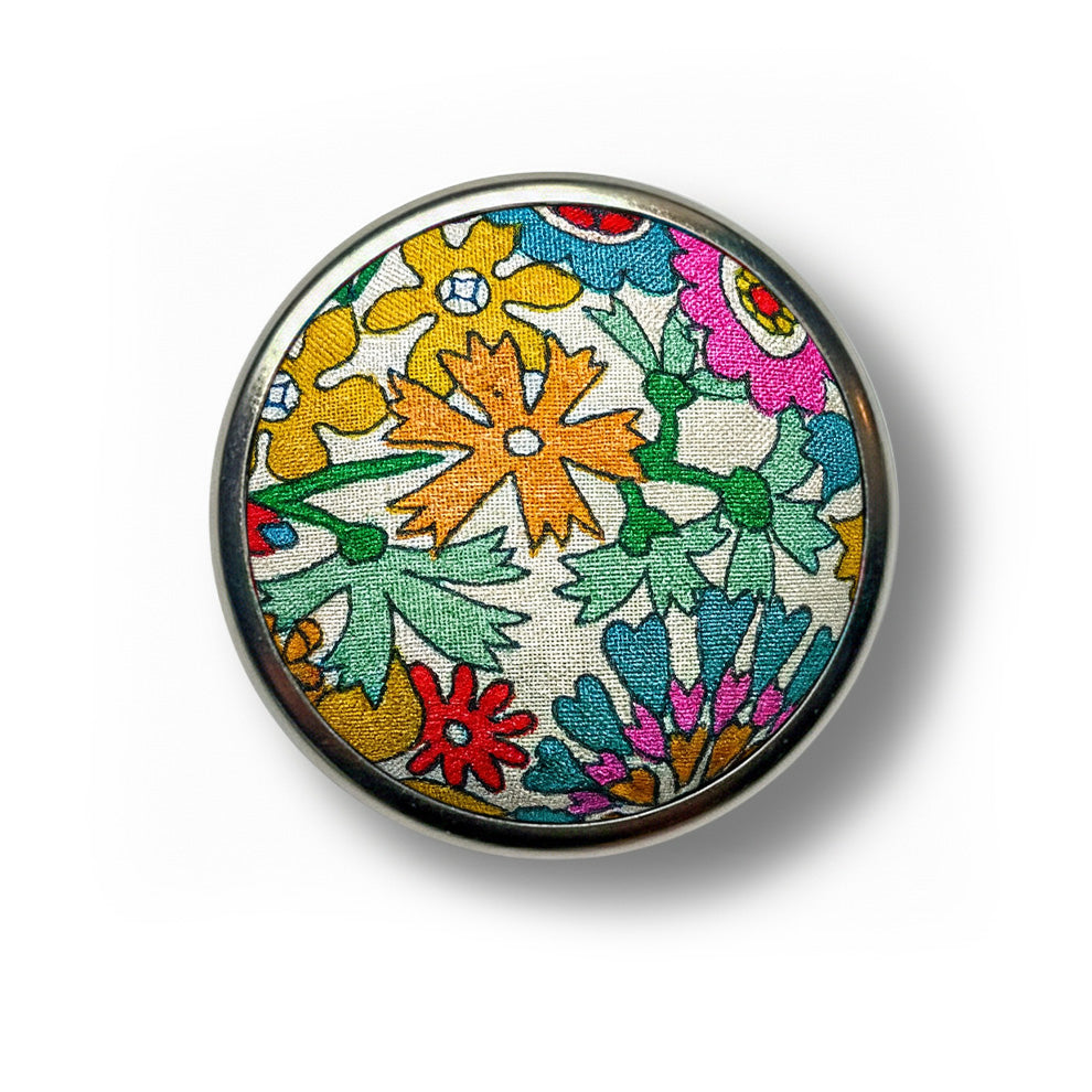 Tana Lawn Liberty Pin Cushion and Coloured Pin Gift Set