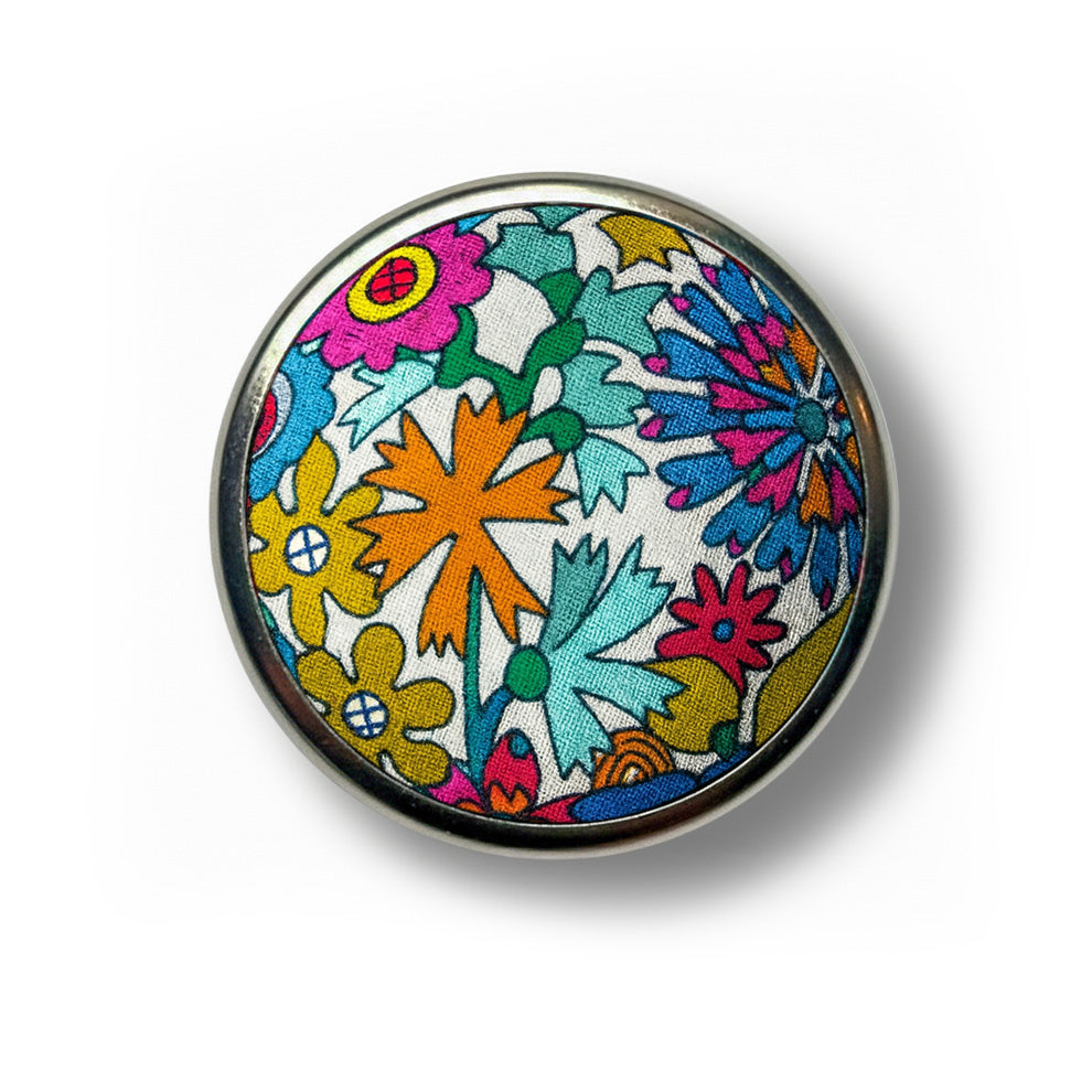 Tana Lawn Liberty Pin Cushion and Coloured Pin Gift Set