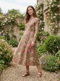 WILDFLOWER COTTAGE - A1590N - 100% COTTON