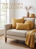 IVY REESE BERRY BRANCHES - C16603 - GOLDEN - 100% Cotton