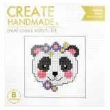 Create Handmade Mini Cross Stitch Kit - Panda