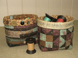 Fabric Baskets Pattern