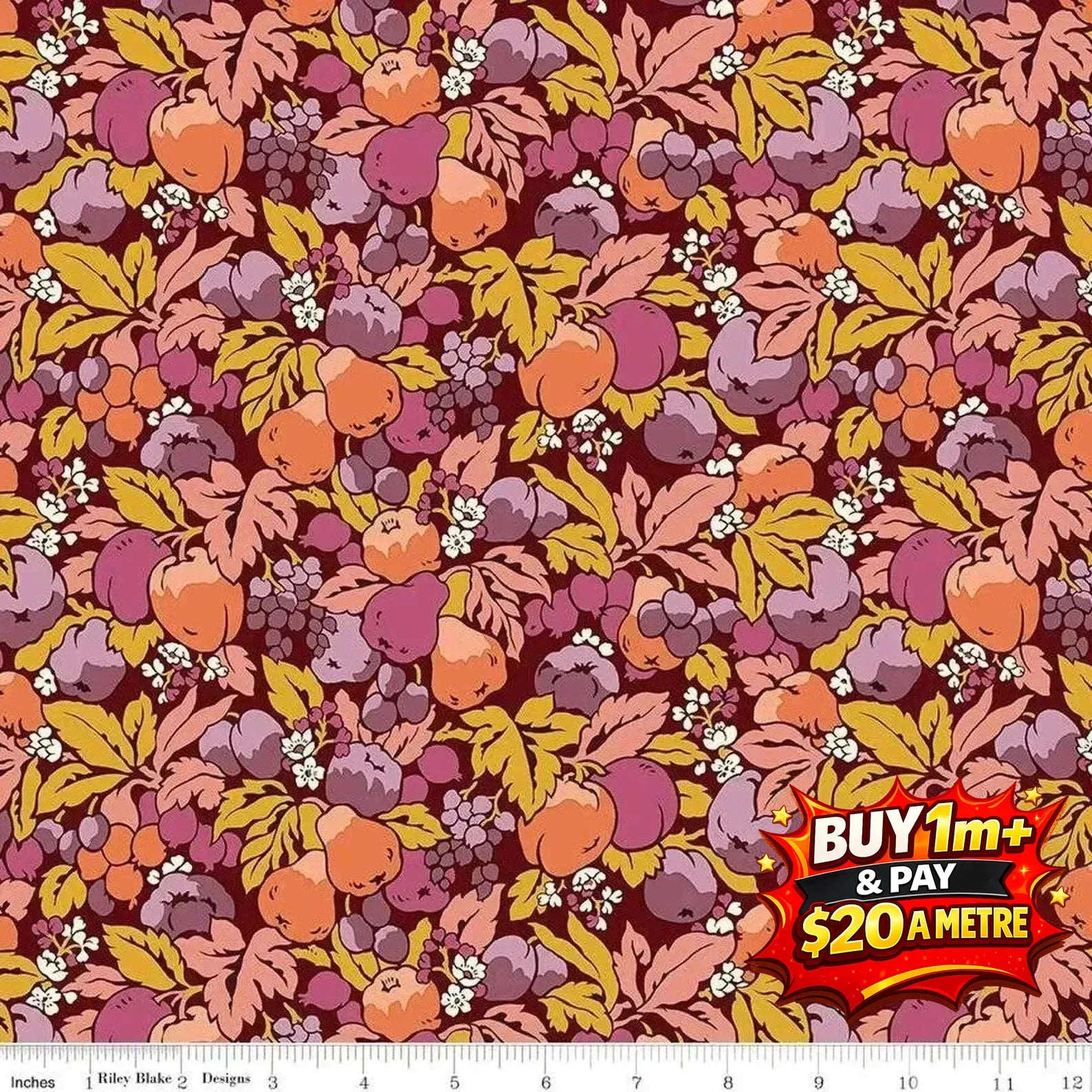 TREE OF LIFE BERRY BOTANICALS - L01667374C - 100% LASENBY COTTON