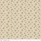 IVY REESE BERRY BRANCHES - C16603 - LATTE - 100% Cotton
