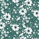 Juliette Floral Toile Teal 29202-414 Cotton Fabric 100%
