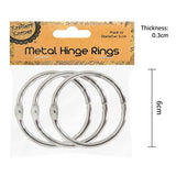 Krafters Korner Metal Hinge Rings 6cm