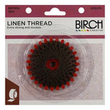 Birch Linen Thread Brown 20m (packaging may be different to photo)