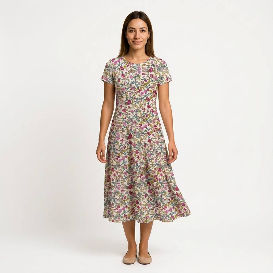 Cotton Printed Lawn, 70gsm, Hokkoh, Japan 110cms 7025-610-4A