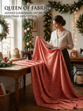 ADVENT COORDINATE DV7209 CHRISTMAS 100% COTTON