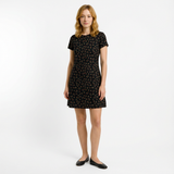 NAUGHTY OR NICE HOLLY BERRIES BLACK - C16263-BLACK - 100% COTTON