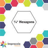 1/4" Hexagon Papers Pack of 250