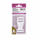 Birch Quick Release Buckle 20mm - White
