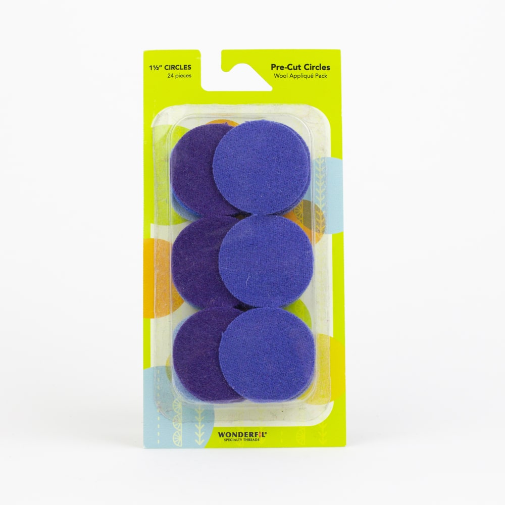 Pre-Cut Wool Circle Appliqué Packs - Sue Spargo