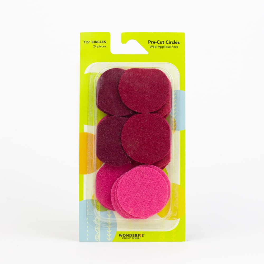 Pre-Cut Wool Circle Appliqué Packs - Sue Spargo
