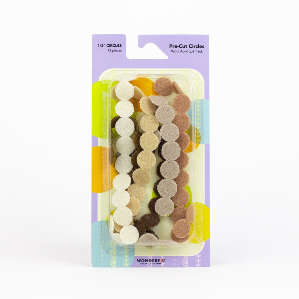 Pre-Cut Wool Circle Appliqué Packs - Sue Spargo