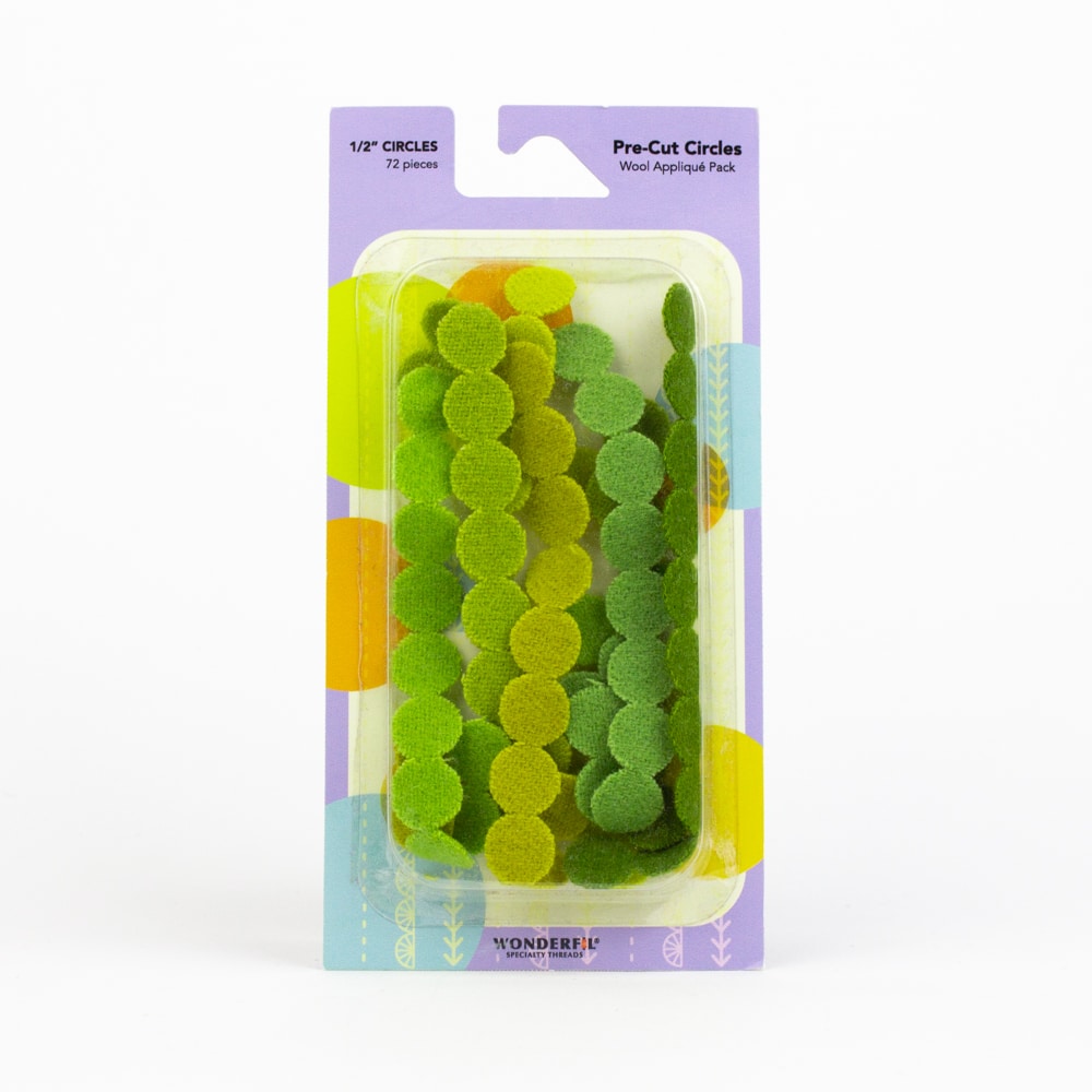 Pre-Cut Wool Circle Appliqué Packs - Sue Spargo