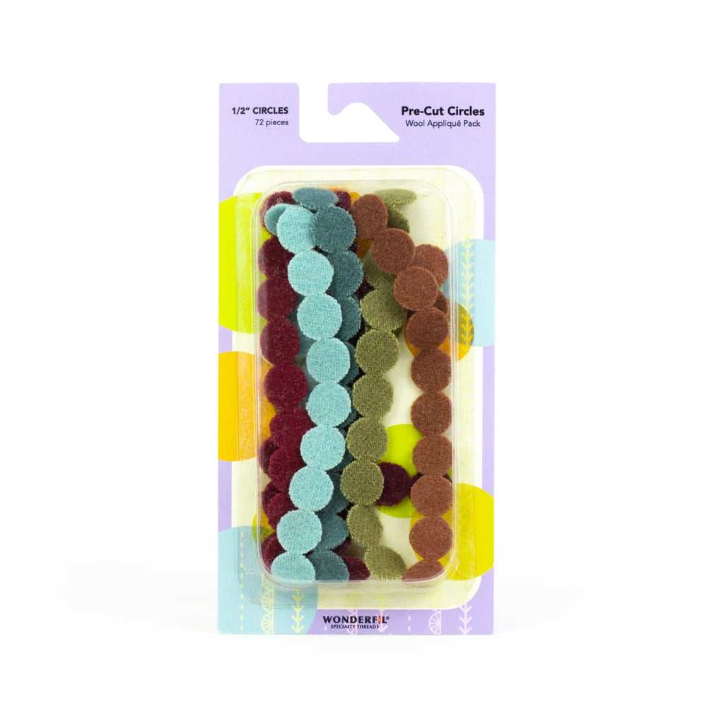 Pre-Cut Wool Circle Appliqué Packs - Sue Spargo