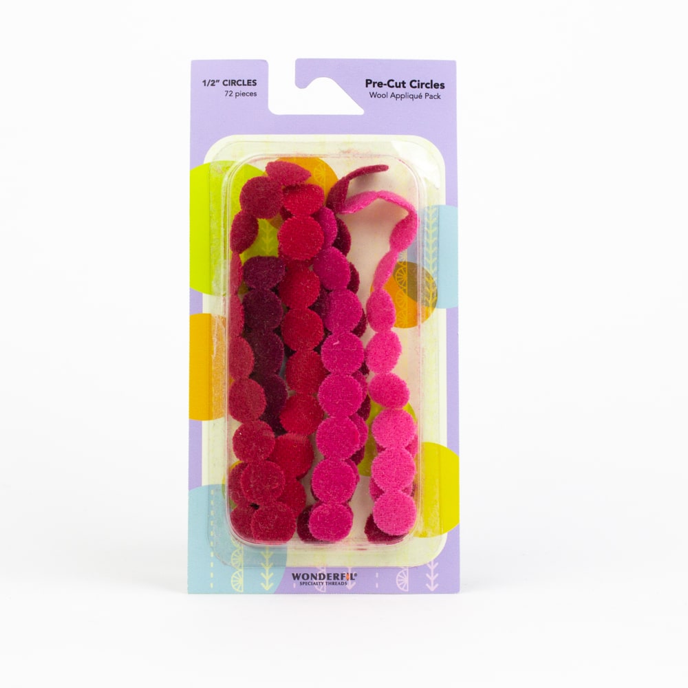Pre-Cut Wool Circle Appliqué Packs - Sue Spargo