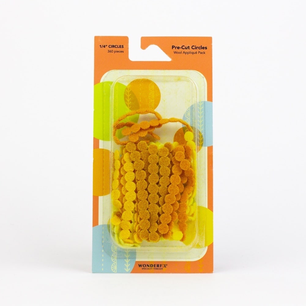 Pre-Cut Wool Circle Appliqué Packs - Sue Spargo
